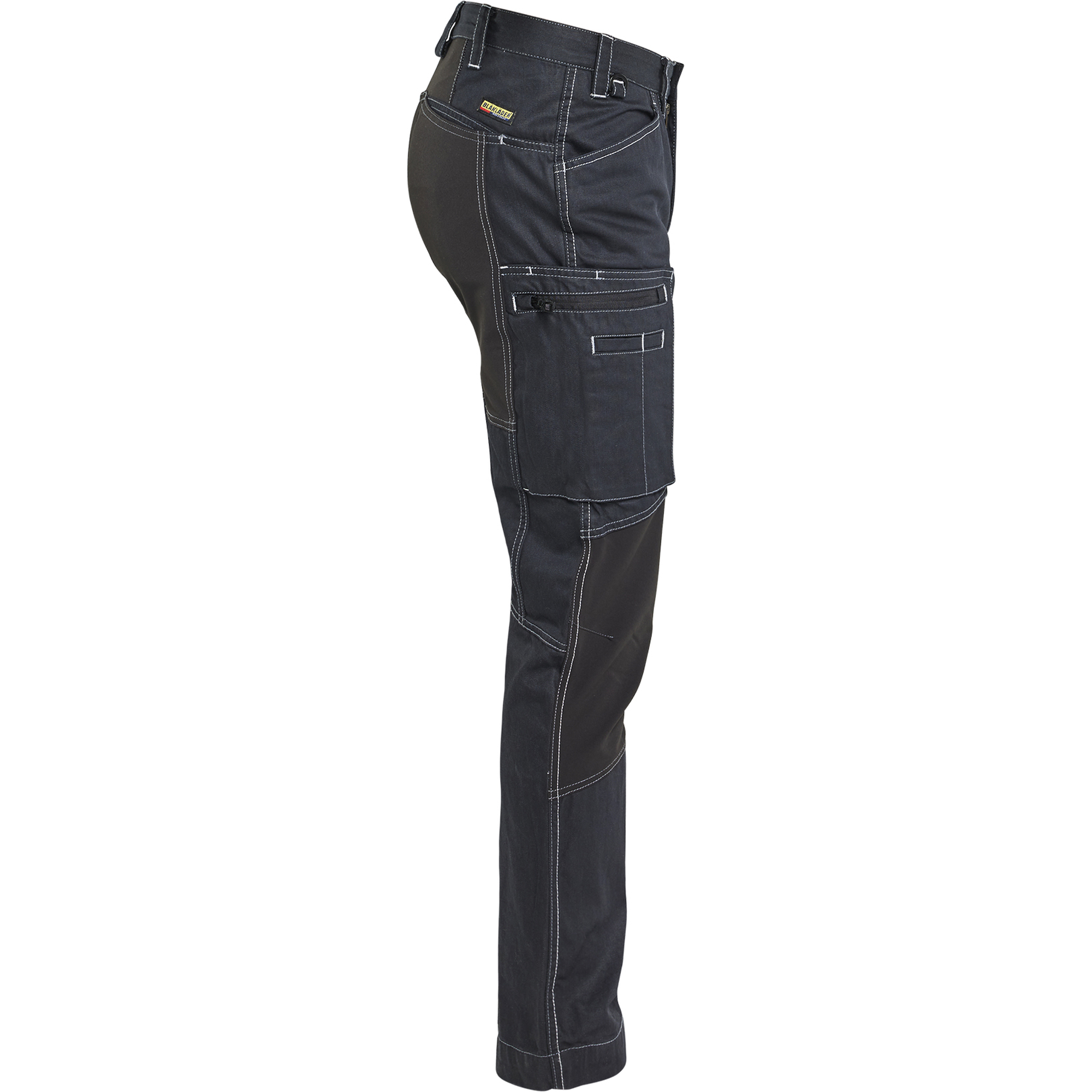 Blaklader Denim Stretch Work Trousers, Navy/Black (2)