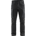 Blaklader Denim Stretch Work Trousers, Black