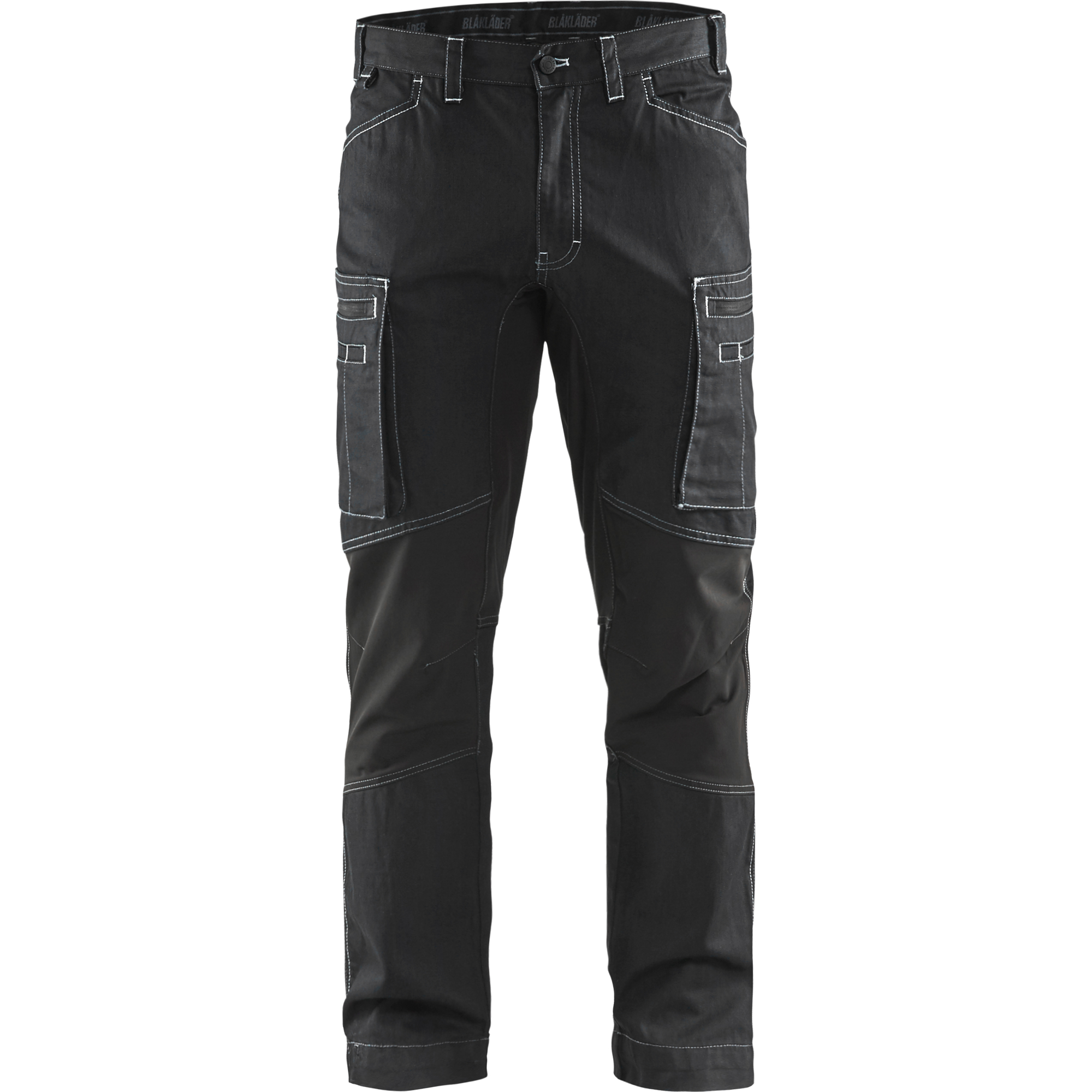 Blaklader Denim Stretch Work Trousers, Black