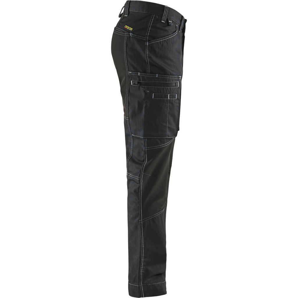 Blaklader Denim Stretch Work Trousers, Black (2)