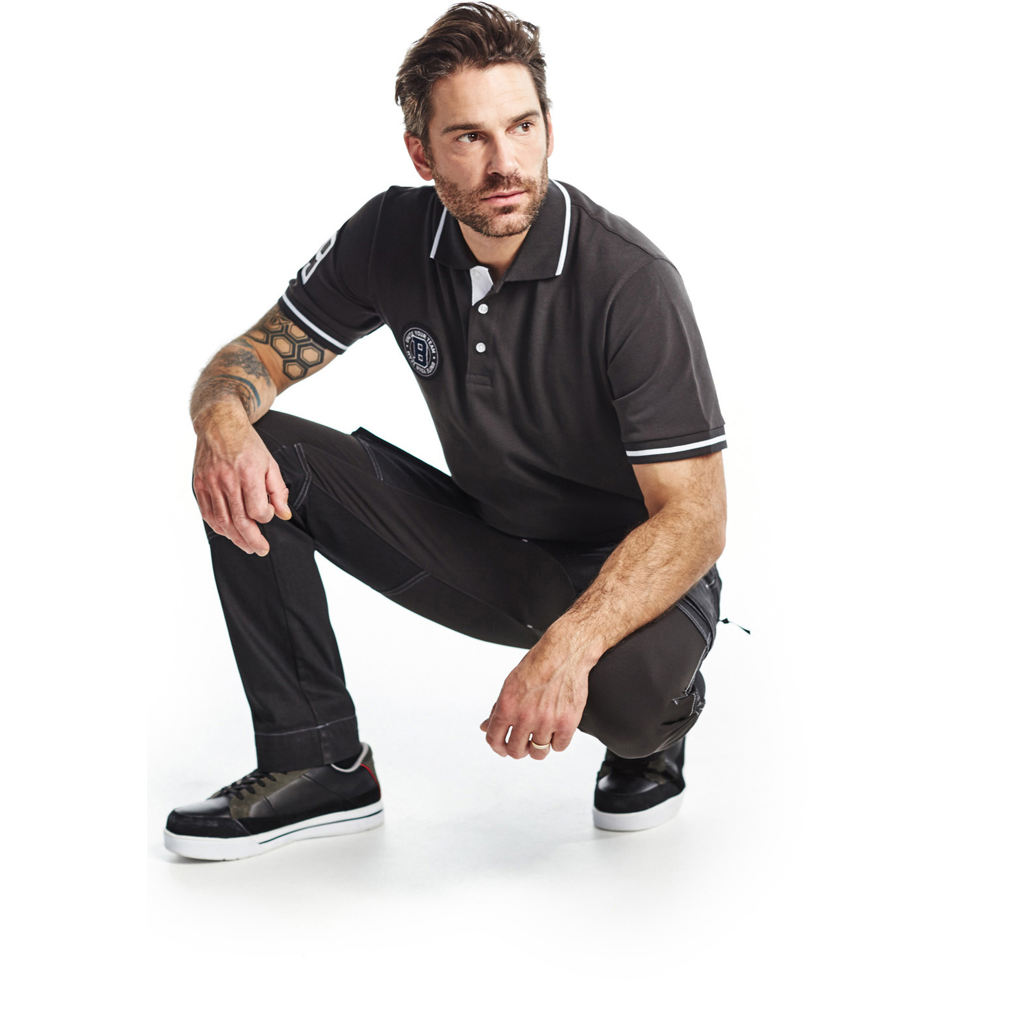 Blaklader Denim Stretch Work Trousers, Black (5)