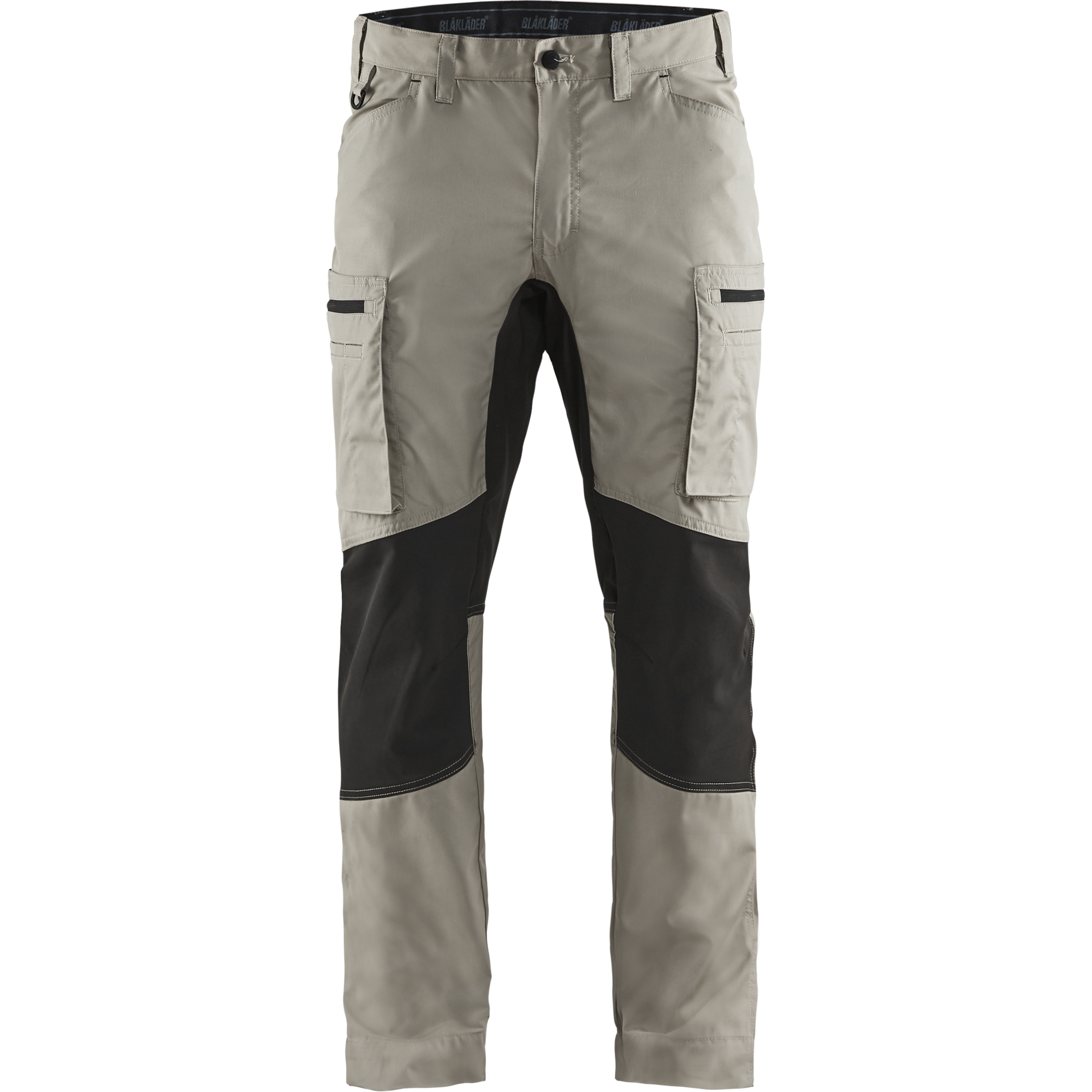 Blaklader Stretch Work Trousers, Stone Grey/Black