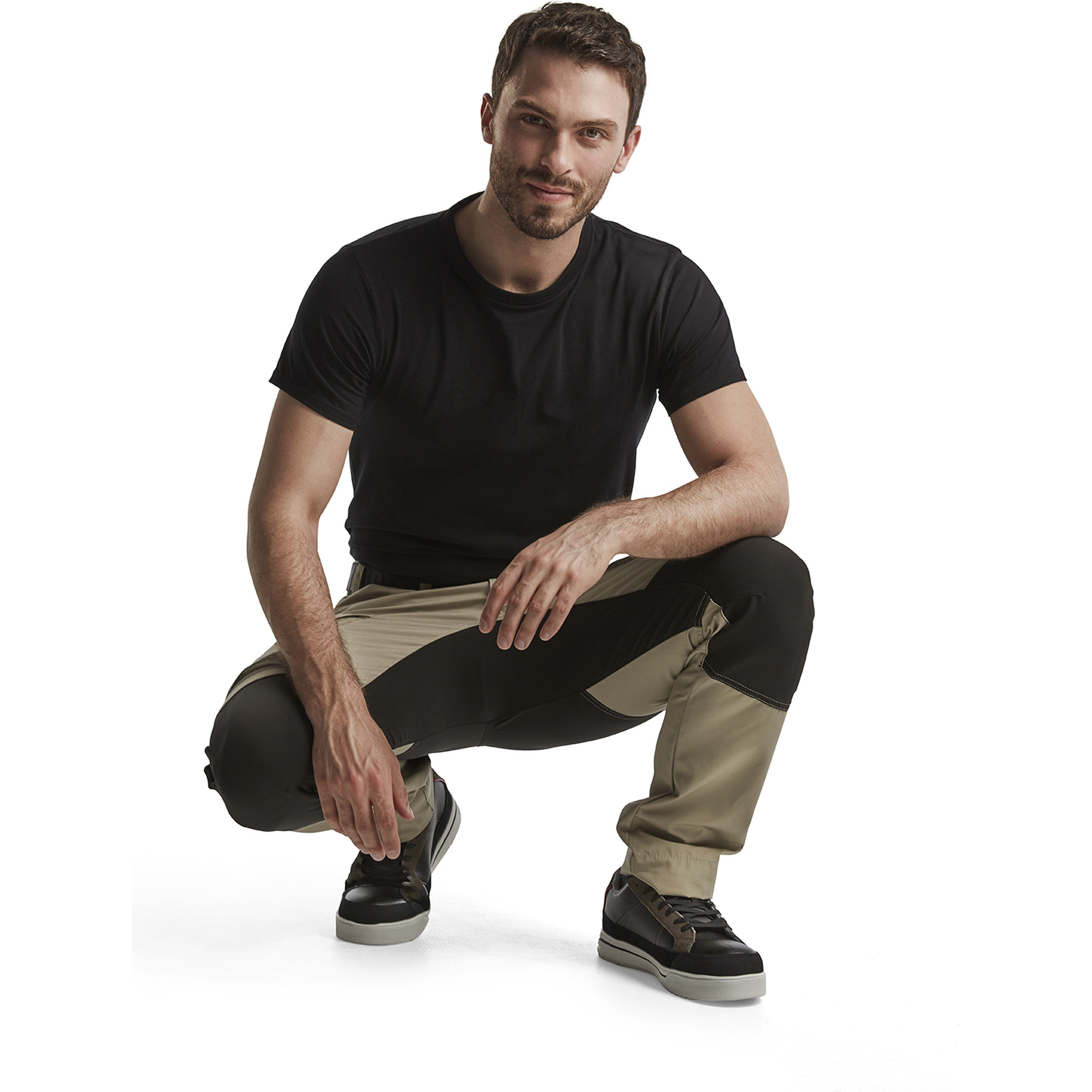 Blaklader Stretch Work Trousers, Stone Grey/Black (6)