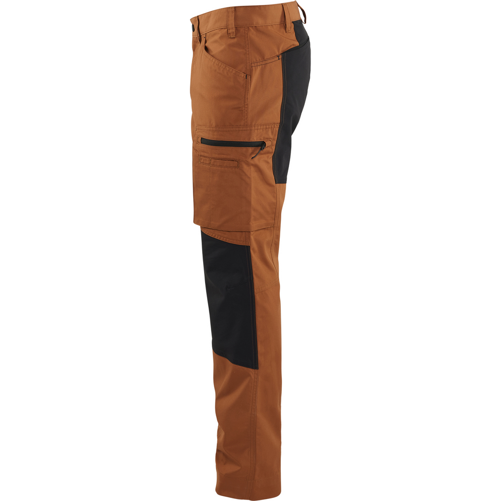 Blaklader Stretch Work Trousers, Rust/Black (3)