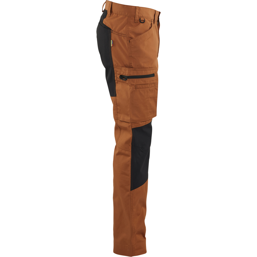 Blaklader Stretch Work Trousers, Rust/Black (2)