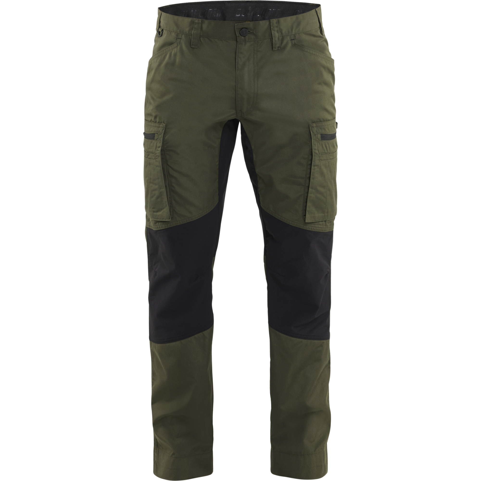 Blaklader Stretch Work Trousers, Forest Green/Black
