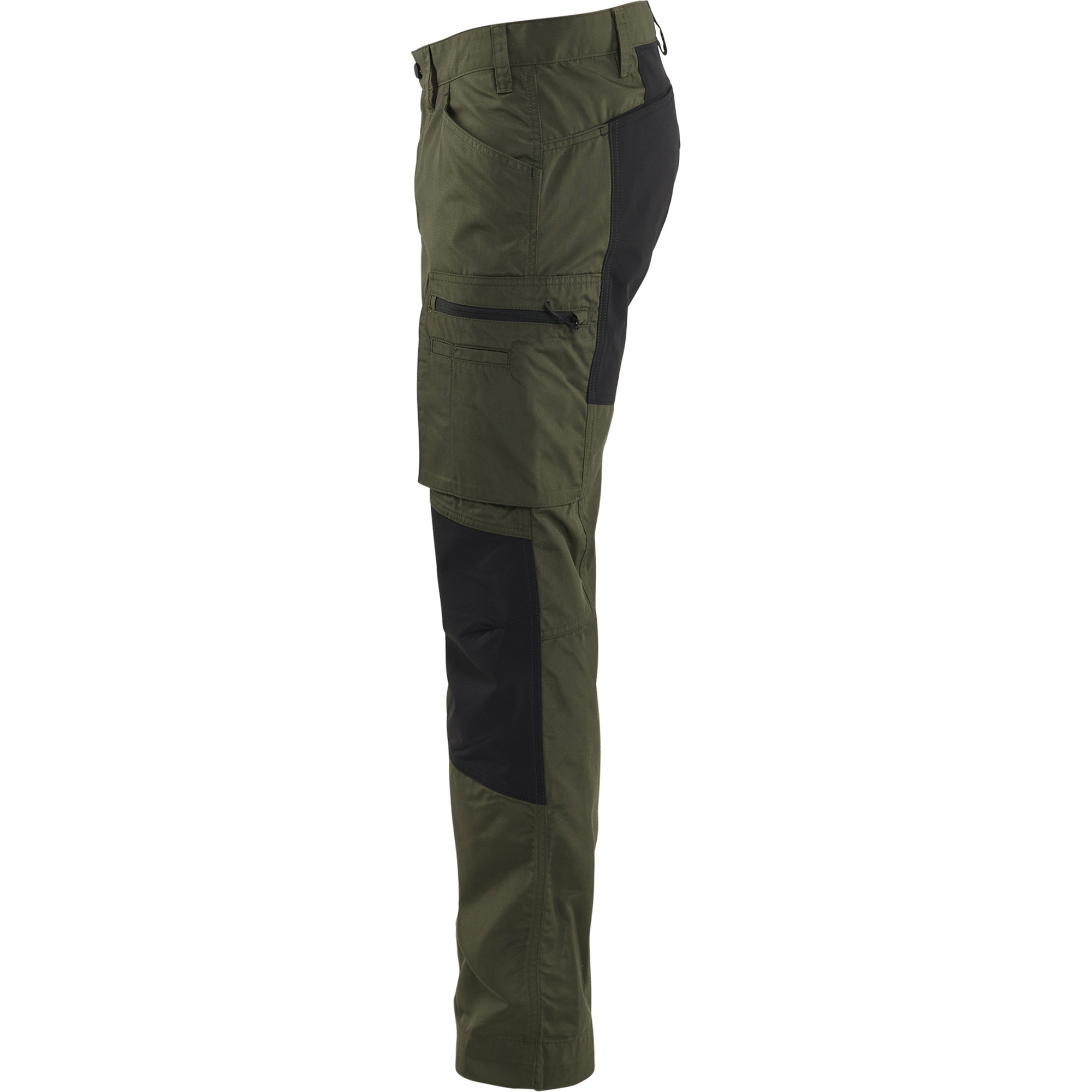 Blaklader Stretch Work Trousers, Forest Green/Black (3)