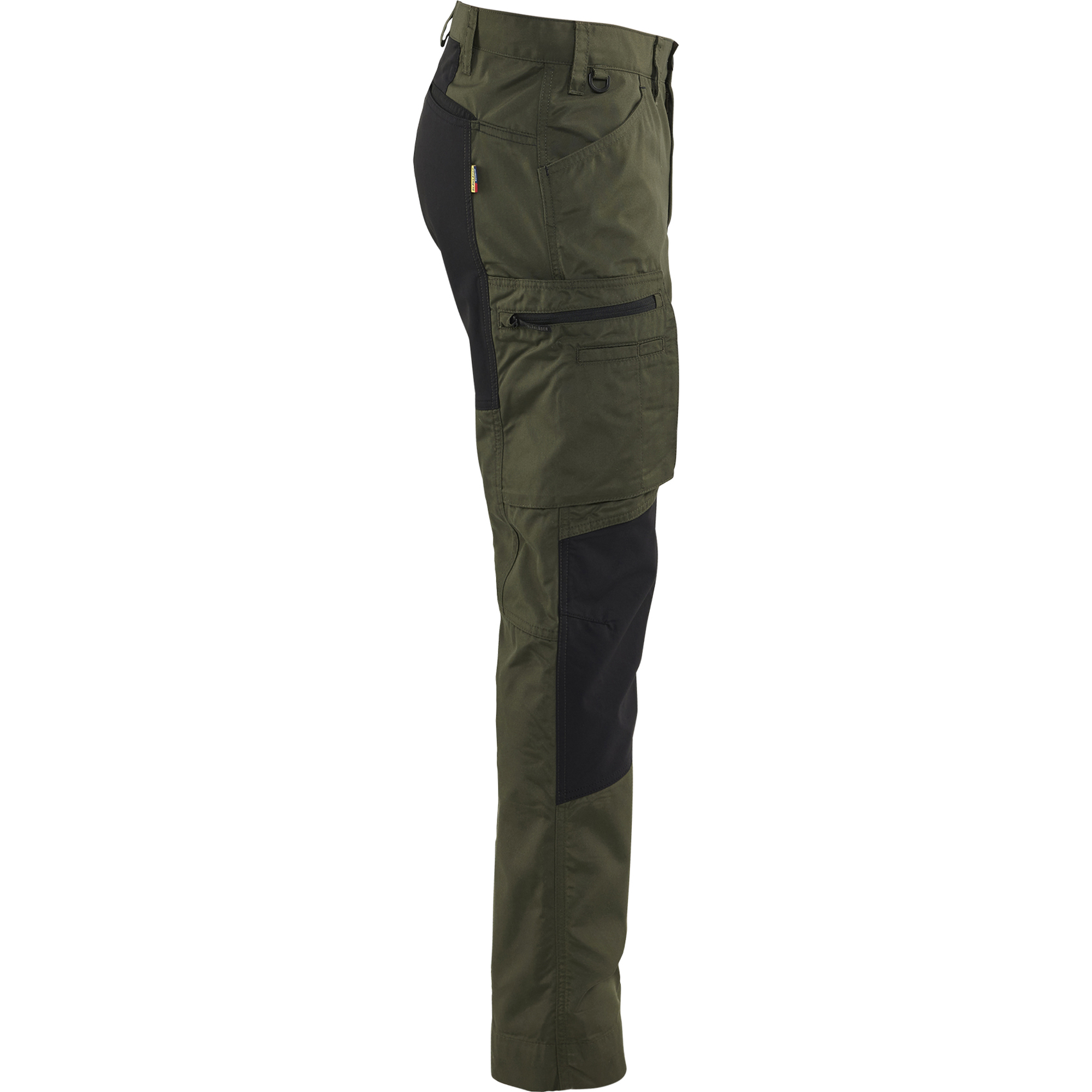 Blaklader Stretch Work Trousers, Forest Green/Black (2)