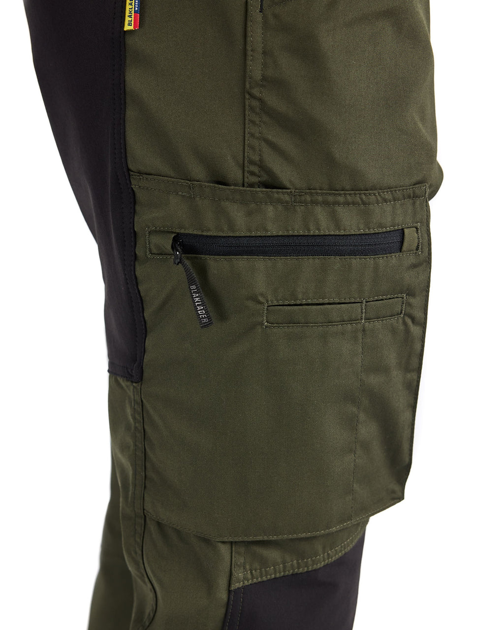 Blaklader Stretch Work Trousers, Forest Green/Black (7)