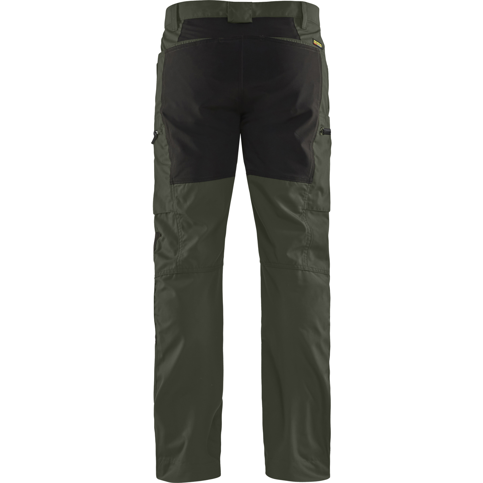 Blaklader Stretch Work Trousers, Army Green/Black (4)