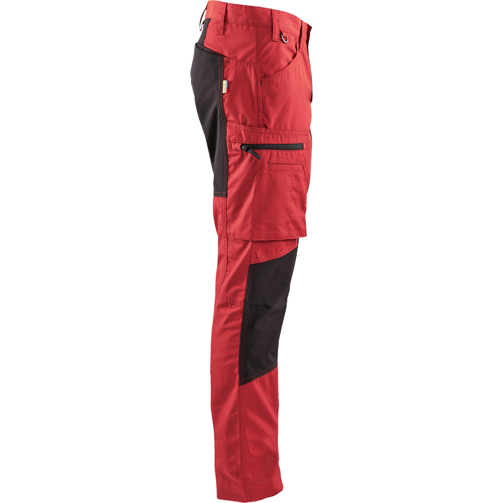 Blaklader Stretch Work Trousers, Red/Black (2)