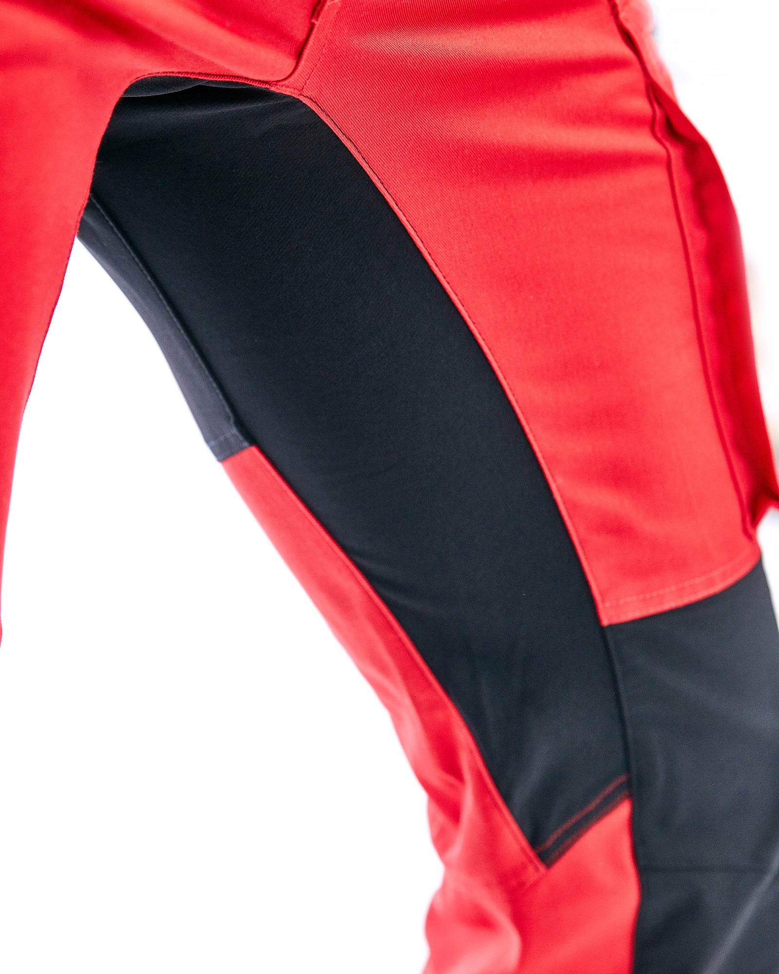 Blaklader Stretch Work Trousers, Red/Black (7)