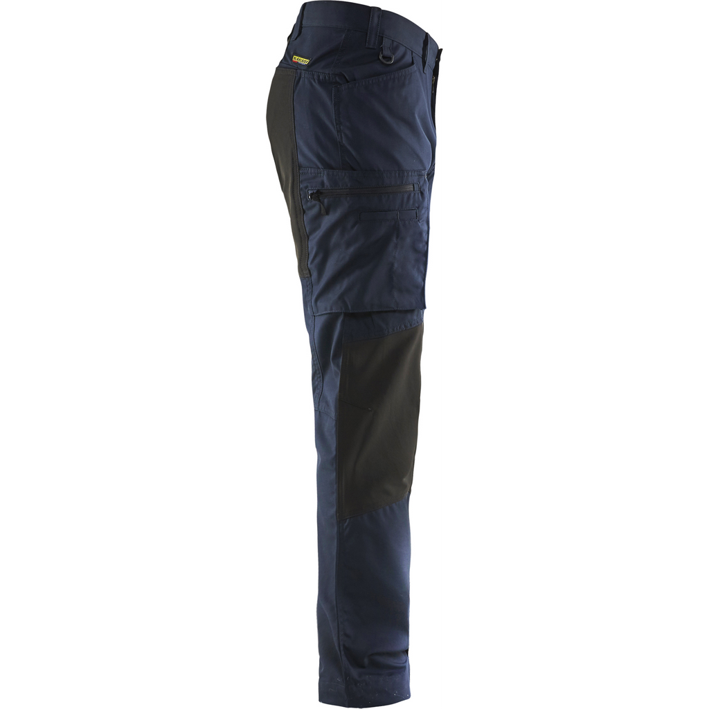 Blaklader Stretch Work Trousers, Dark Navy/Black (2)