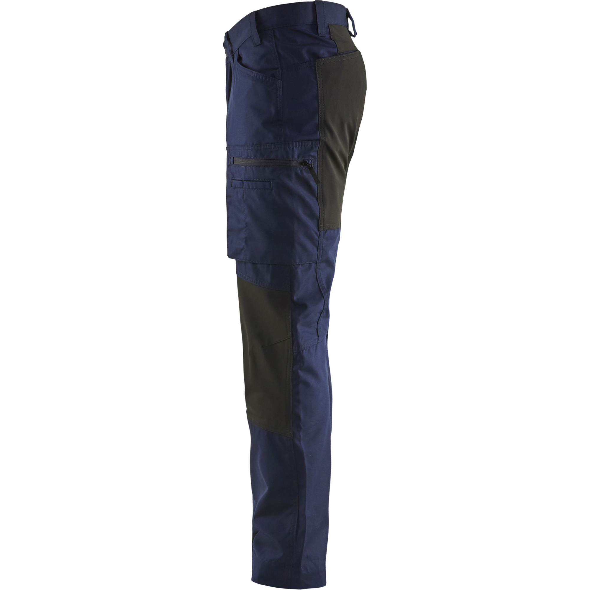 Blaklader Stretch Work Trousers, Navy Blue/Black (3)