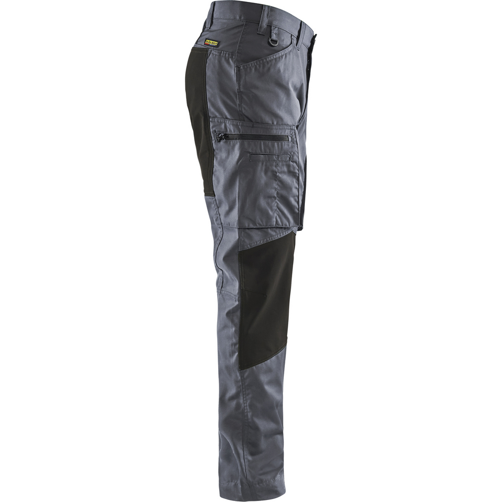Blaklader Stretch Work Trousers, Grey/Black (2)