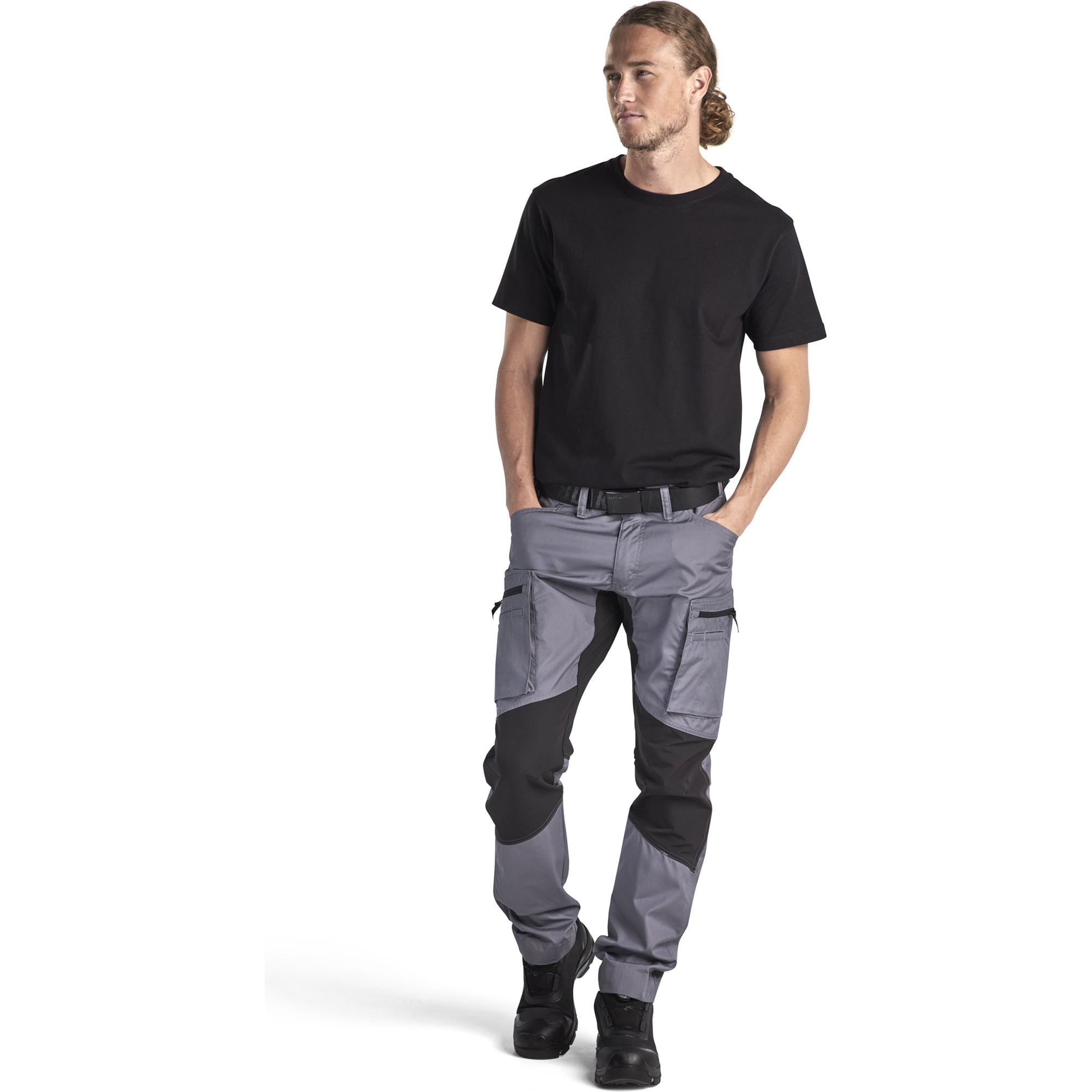 Blaklader Stretch Work Trousers, Grey/Black (5)