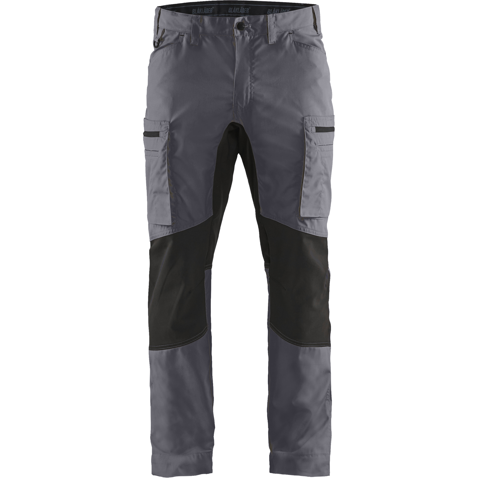 Blaklader Stretch Work Trousers, Mid Grey/Black