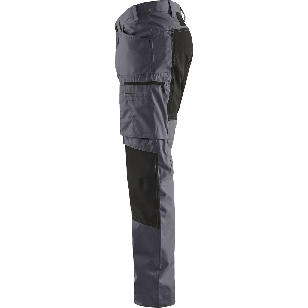 Blaklader Stretch Work Trousers, Mid Grey/Black (3)