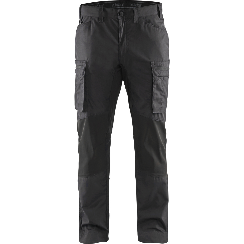 Blaklader Stretch Work Trousers, Dark Grey/Black