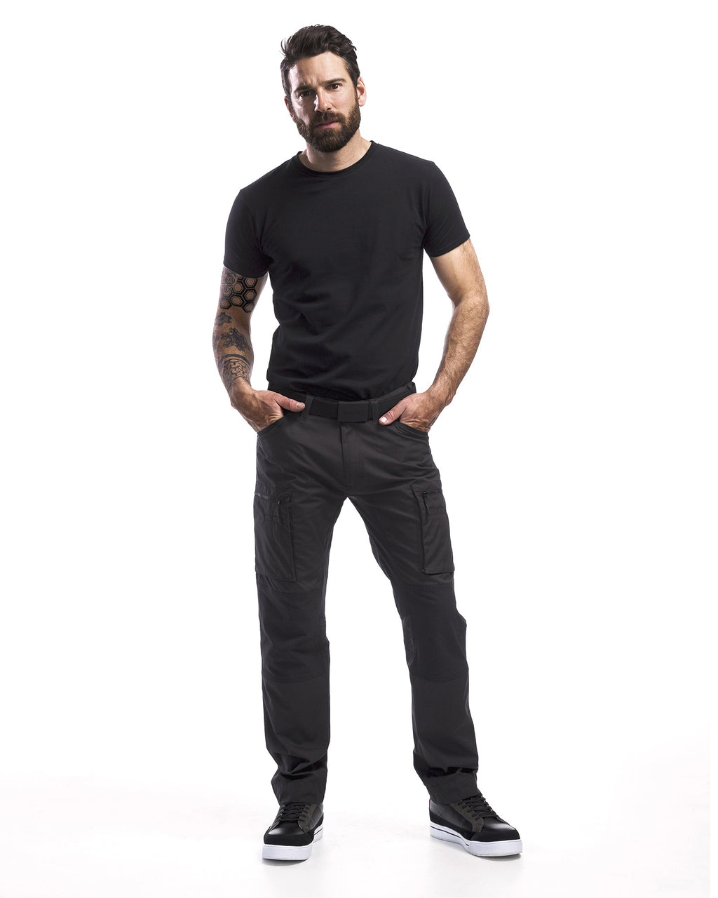 Blaklader Stretch Work Trousers, Dark Grey/Black (5)