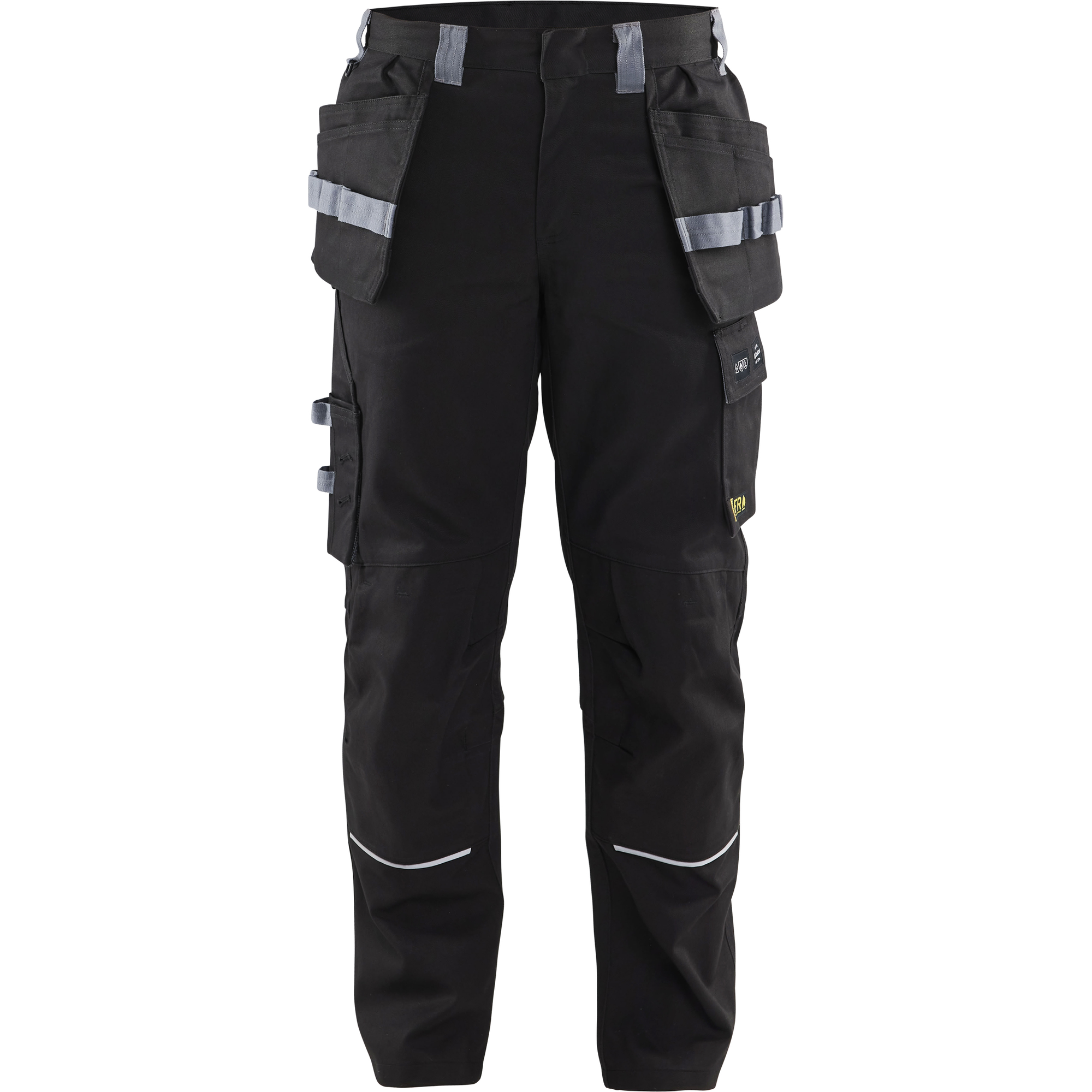 Blaklader Flame Resistant Craftsman Trousers, Black/Grey