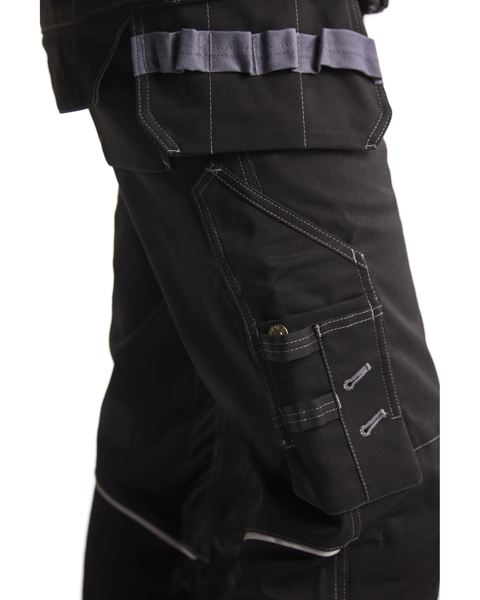 Blaklader Flame Resistant Craftsman Trousers, Black/Grey (6)