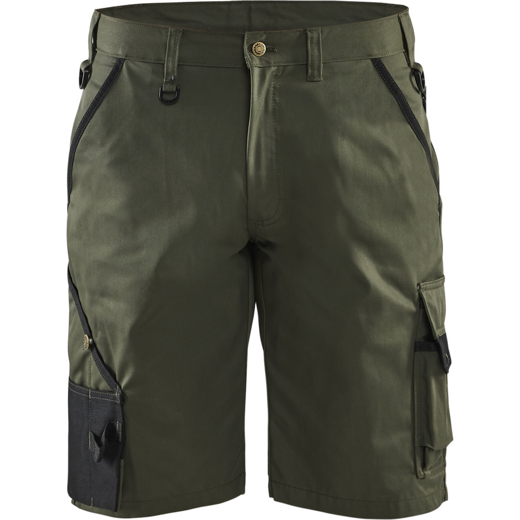 Blaklader Garden Shorts, Army Green