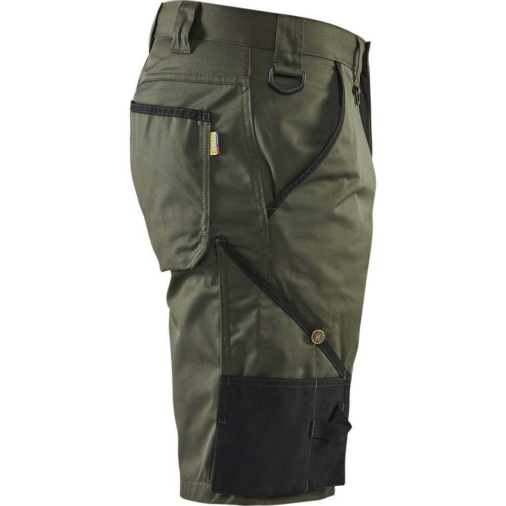 Blaklader Garden Shorts, Army Green (2)