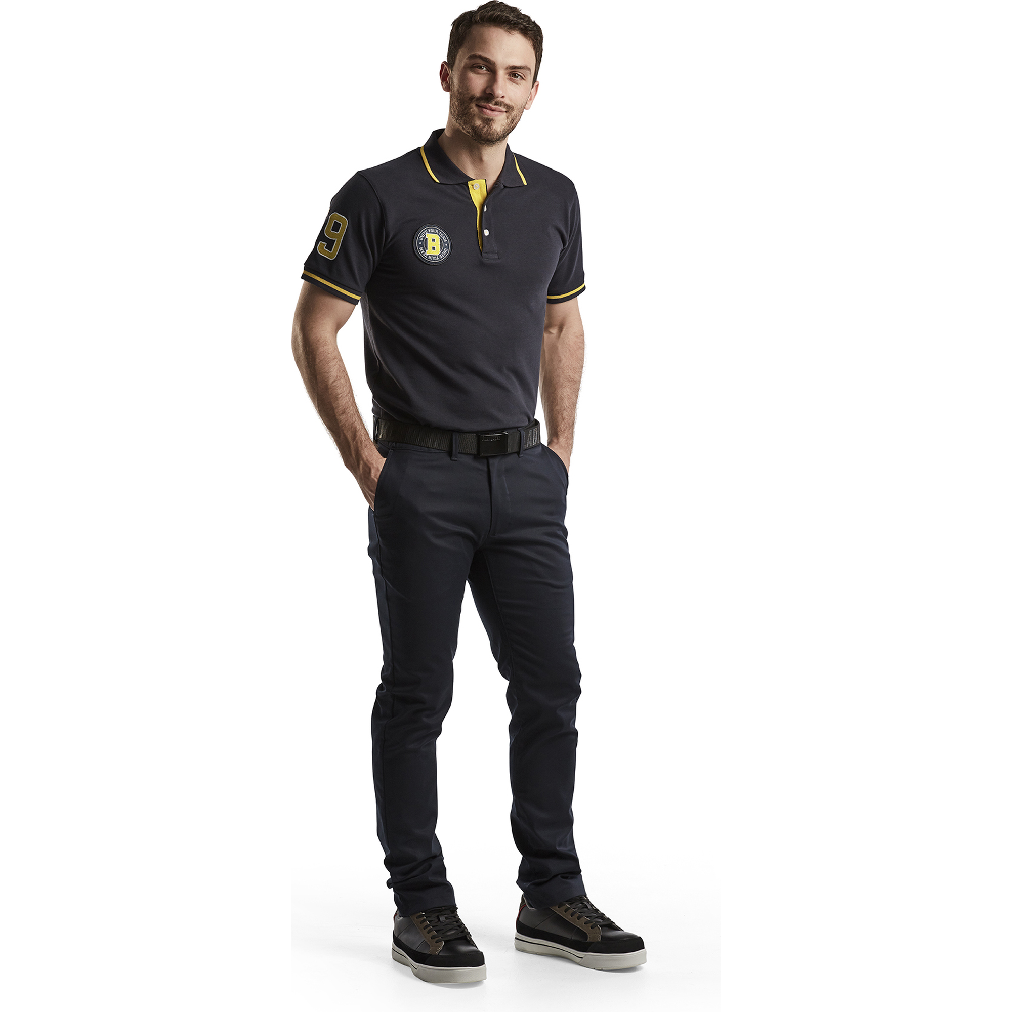 Blaklader Stretch Chino Trousers, Dark Navy (5)