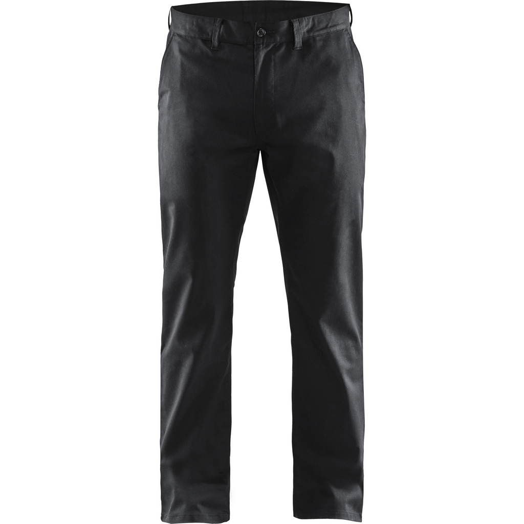 Blaklader Stretch Chino Trousers, Black