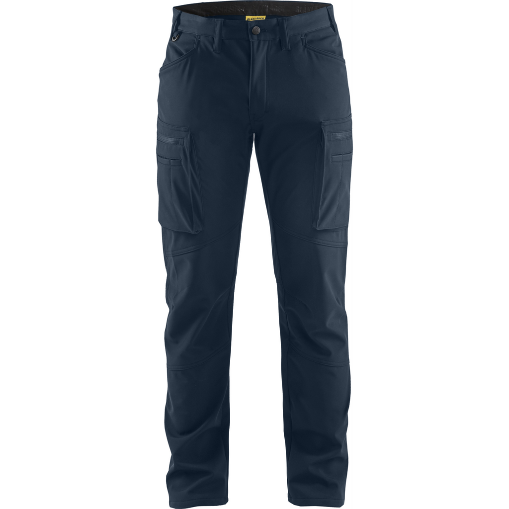 Blaklader Softshell Winter Trousers, Dark Navy Blue