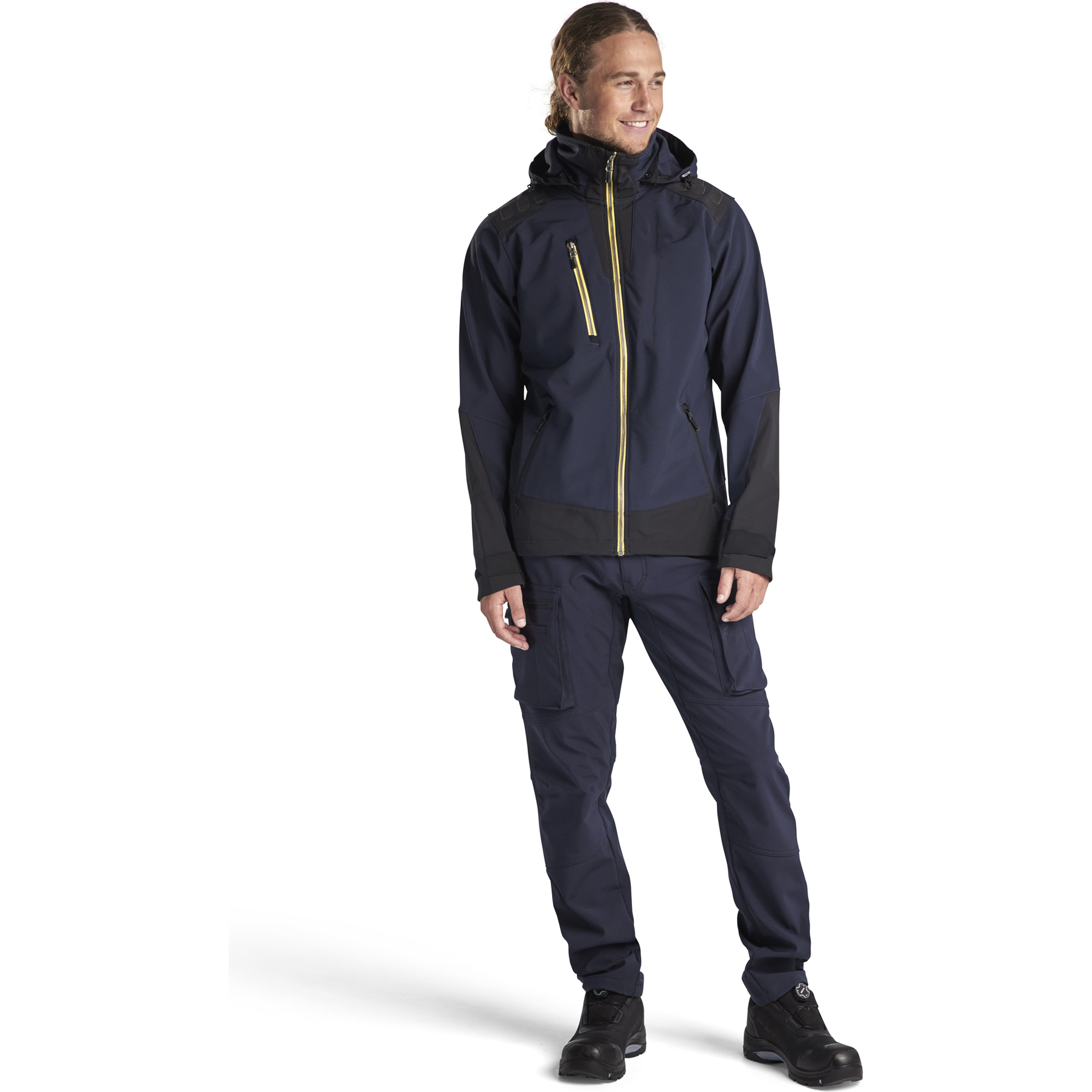 Blaklader Softshell Winter Trousers, Dark Navy Blue (5)