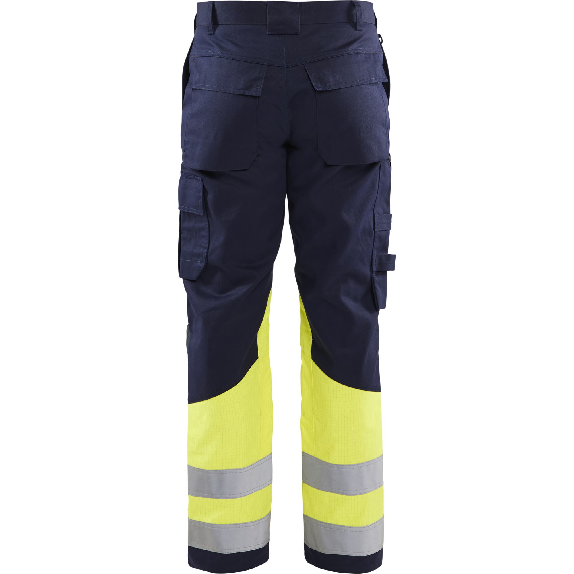 Blaklader Multi-Norm Work Trousers, Navy/ Yellow (4)
