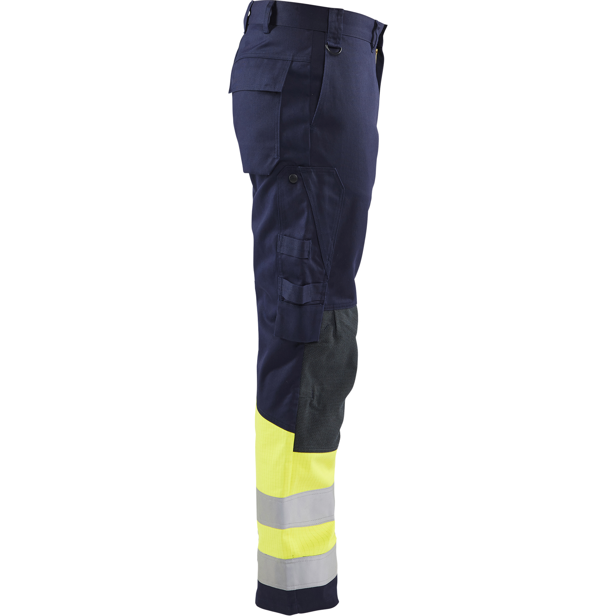 Blaklader Multi-Norm Work Trousers, Navy/ Yellow (2)
