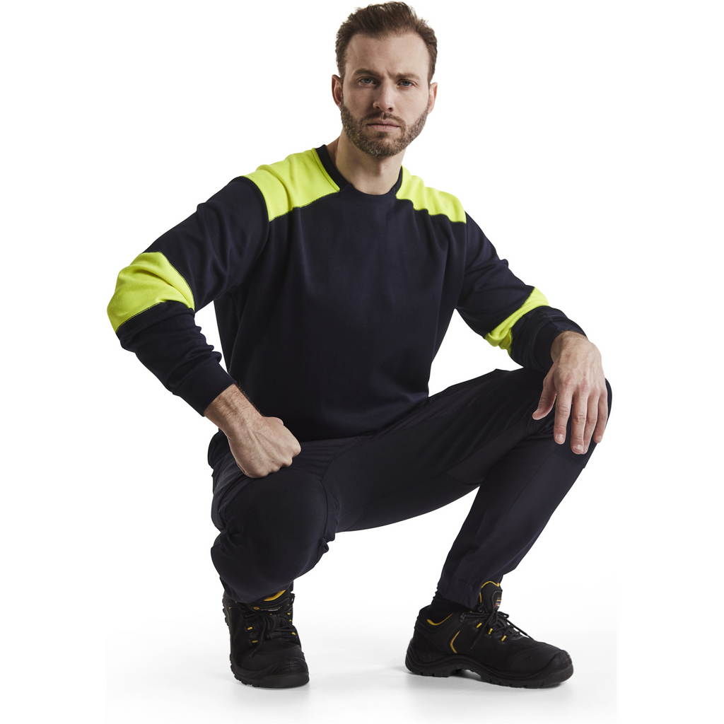 Blaklader Stretch Flame Resistant Work Trousers, Navy Blue (7)