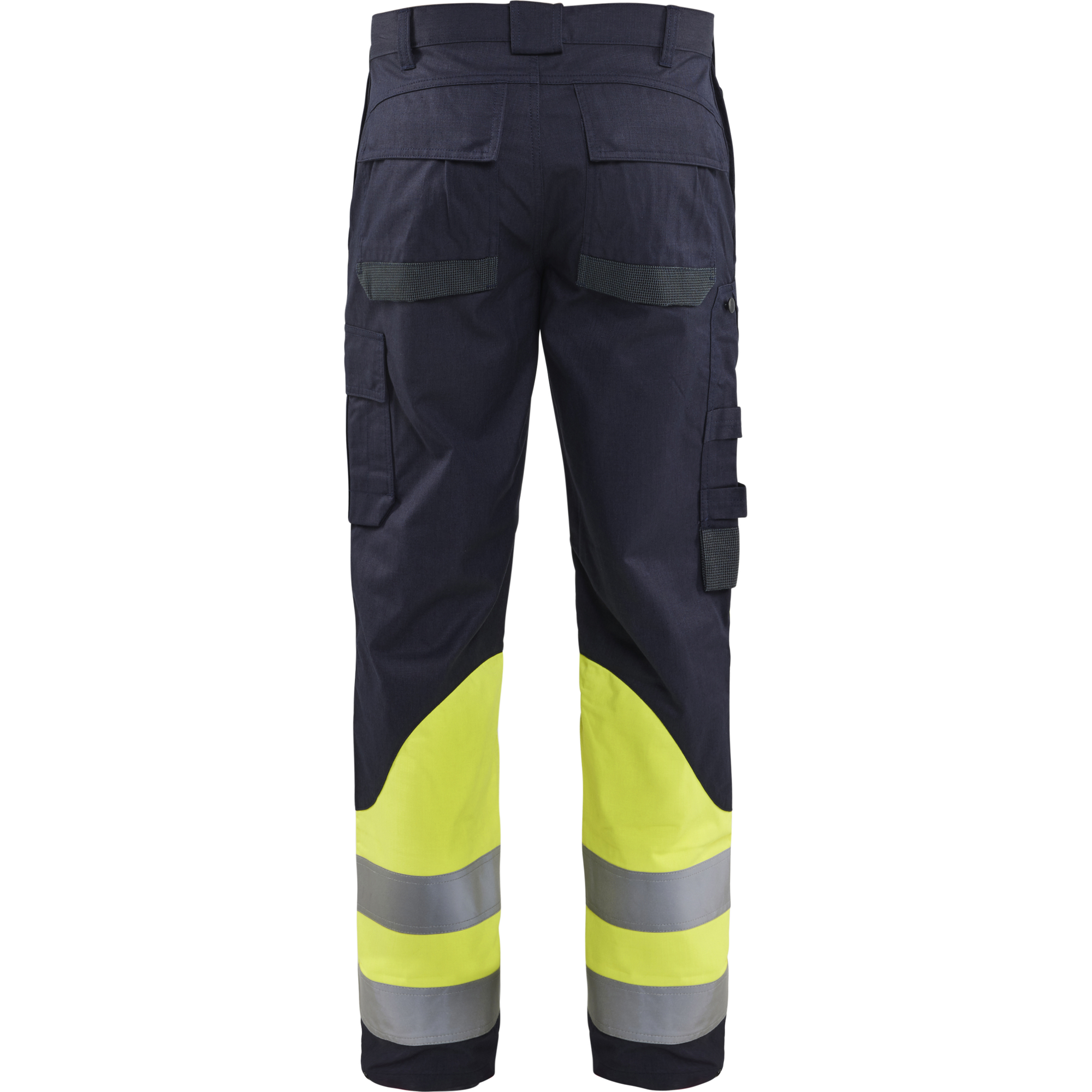 Blaklader Multi-Norm Work Trousers, Navy/ Yellow (4)