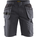 Blaklader Shorts with Nail Pockets, Medium Grey/Black