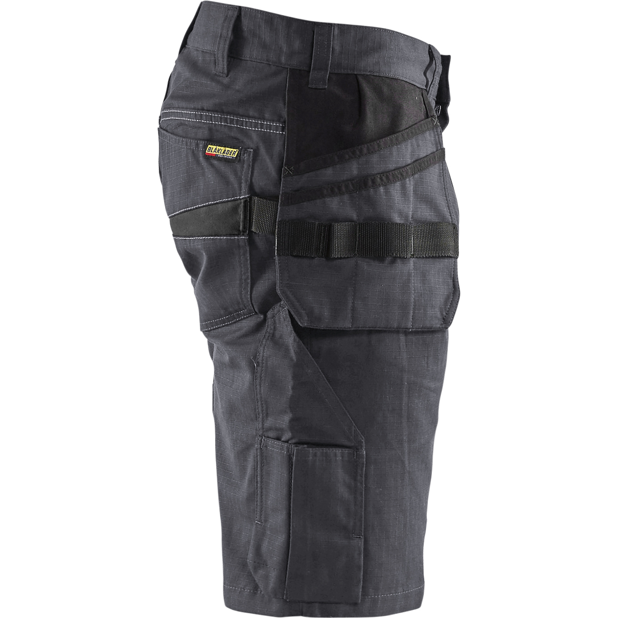 Blaklader Shorts with Nail Pockets, Medium Grey/Black (2)