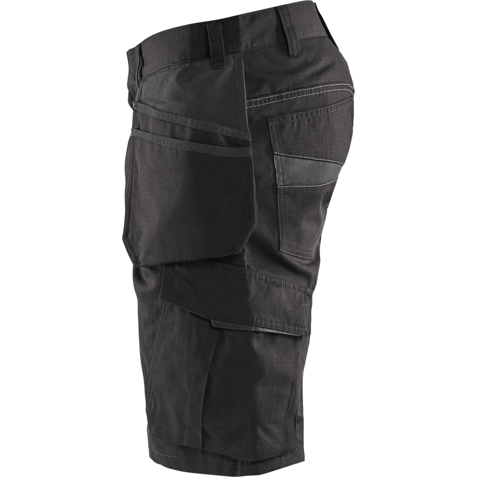 Blaklader Shorts with Nail Pockets, Black/Dark Grey (3)