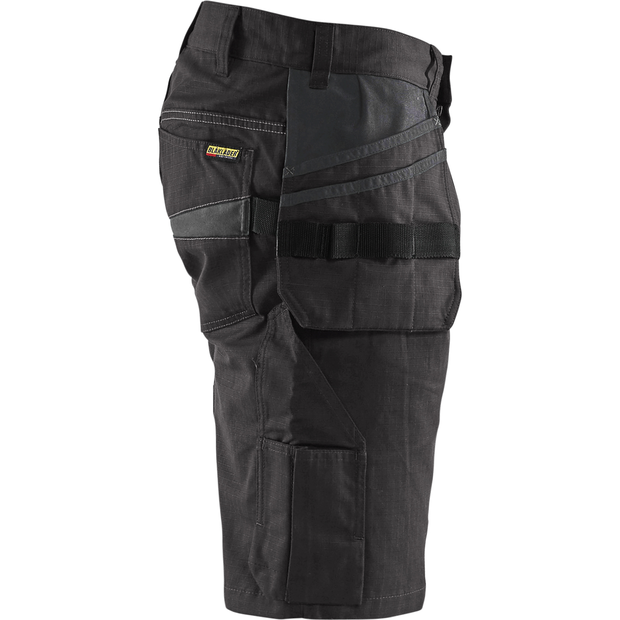 Blaklader Shorts with Nail Pockets, Black/Dark Grey (2)