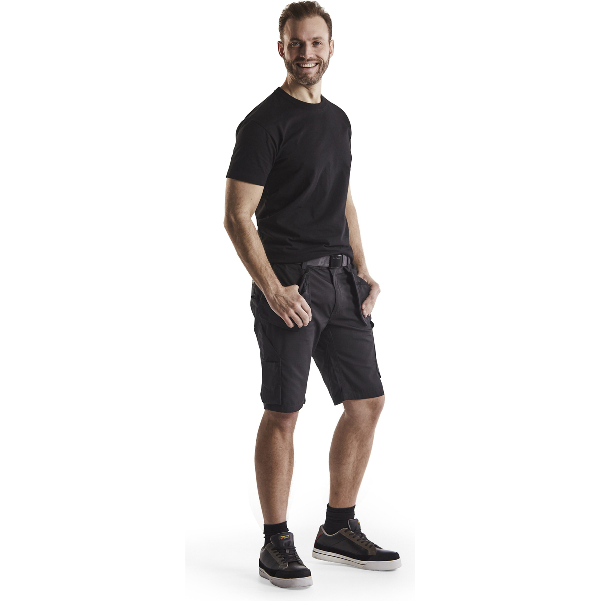 Blaklader Shorts with Nail Pockets, Black/Dark Grey (5)