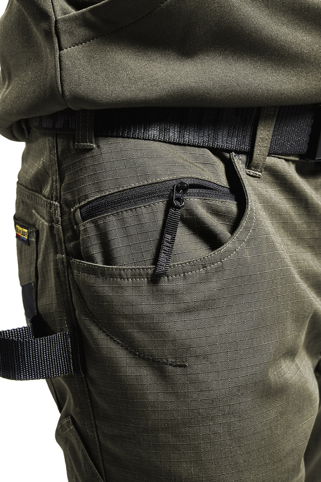 Blaklader Stretch Work Trousers, Dark Olive Green/Black (10)