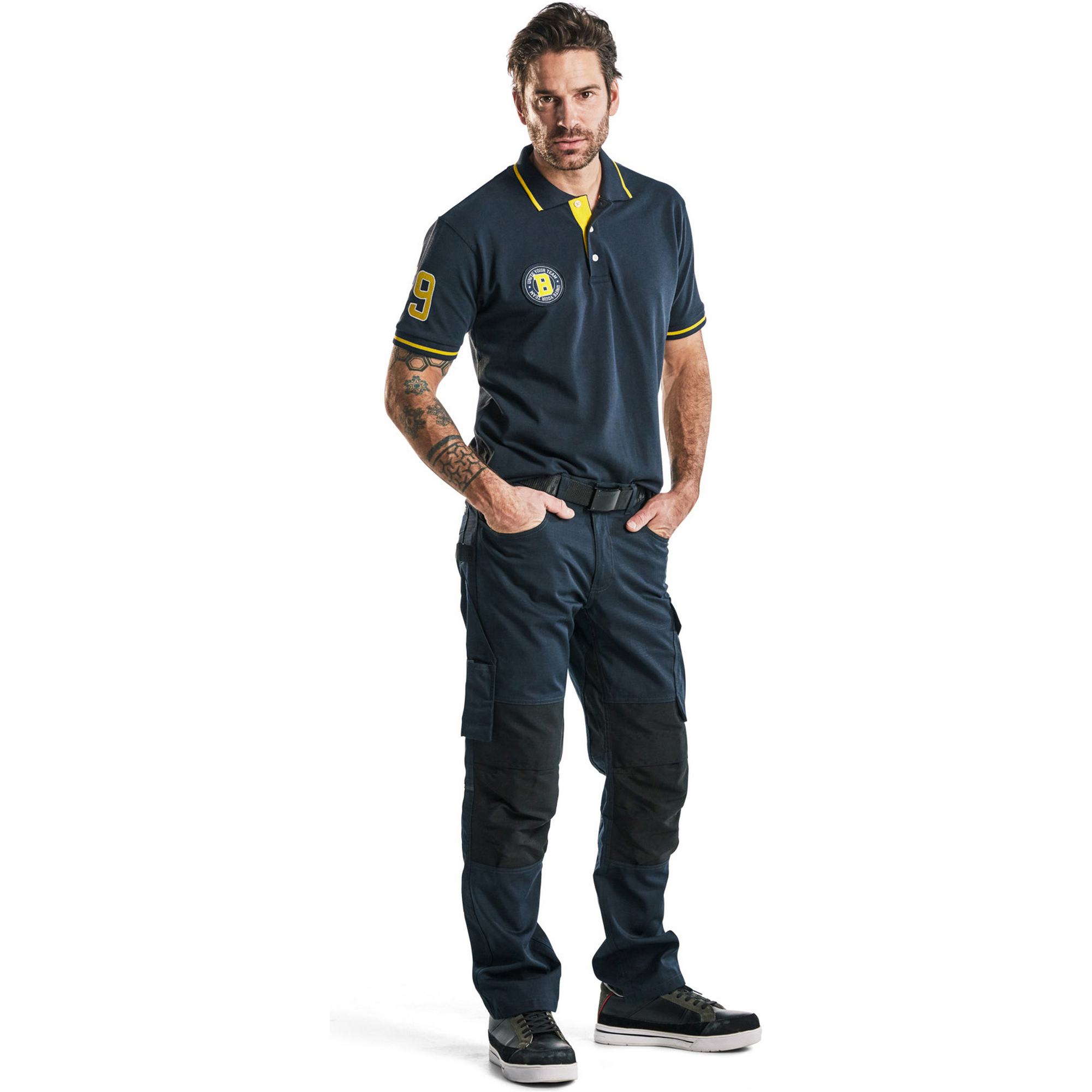 Blaklader Stretch Work Trousers, Dark Navy/Black (5)