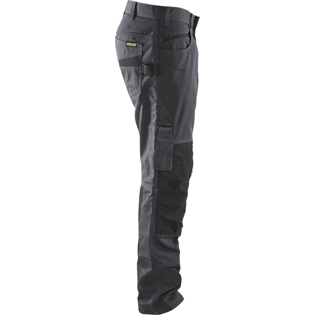 Blaklader Stretch Work Trousers, Mid Grey/Black (2)