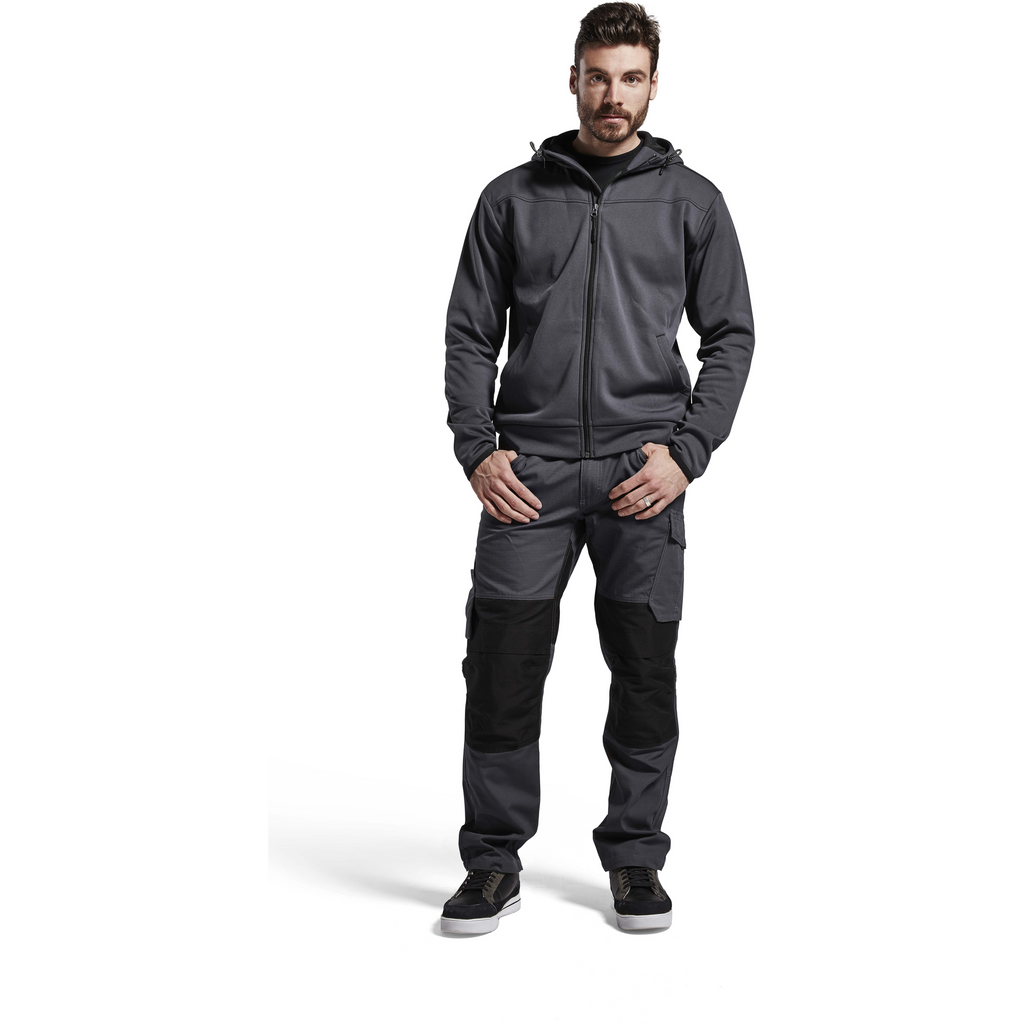 Blaklader Stretch Work Trousers, Mid Grey/Black (5)