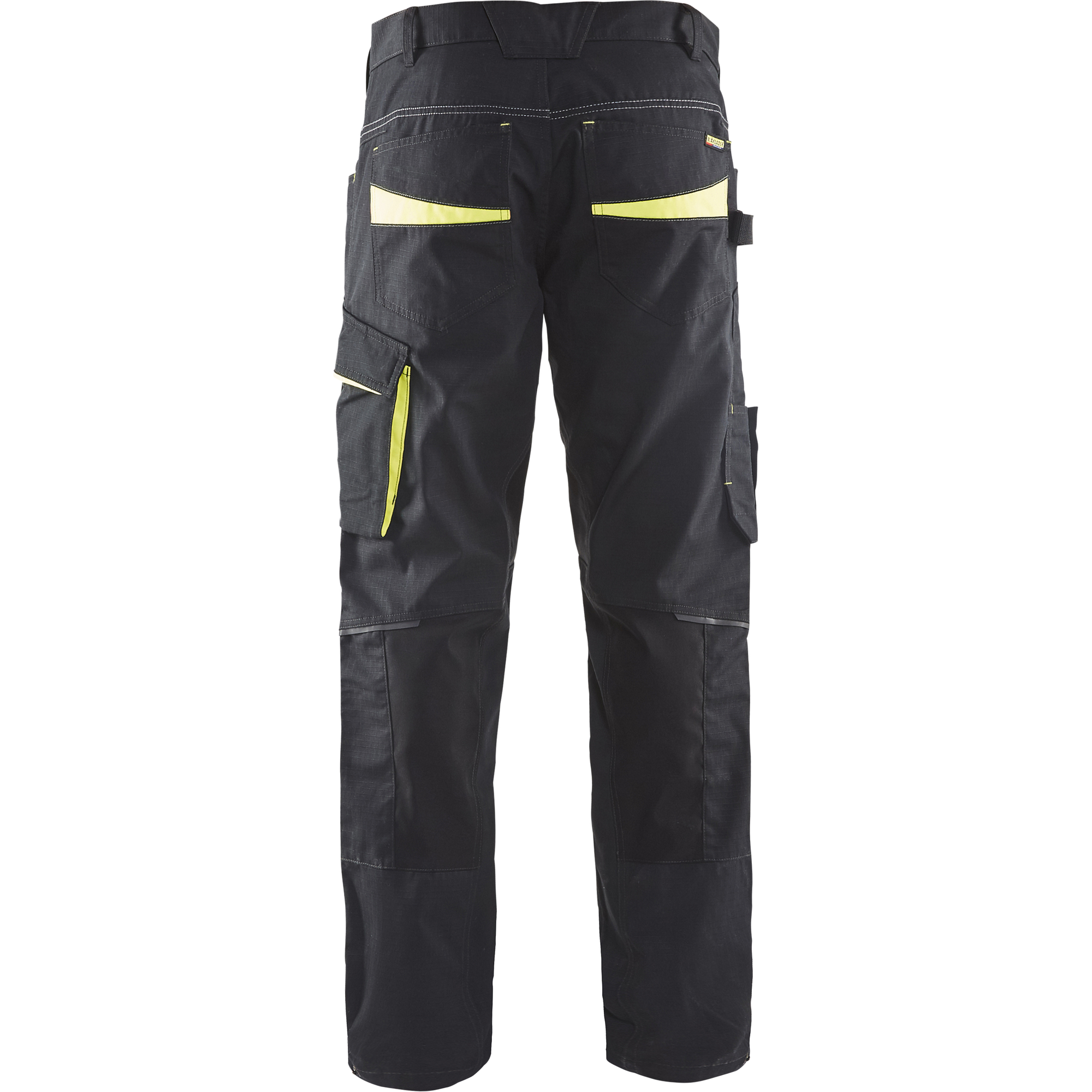 Blaklader Stretch Work Trousers, Black/Yellow (4)