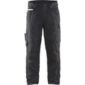 Blaklader Stretch Work Trousers, Black/Yellow