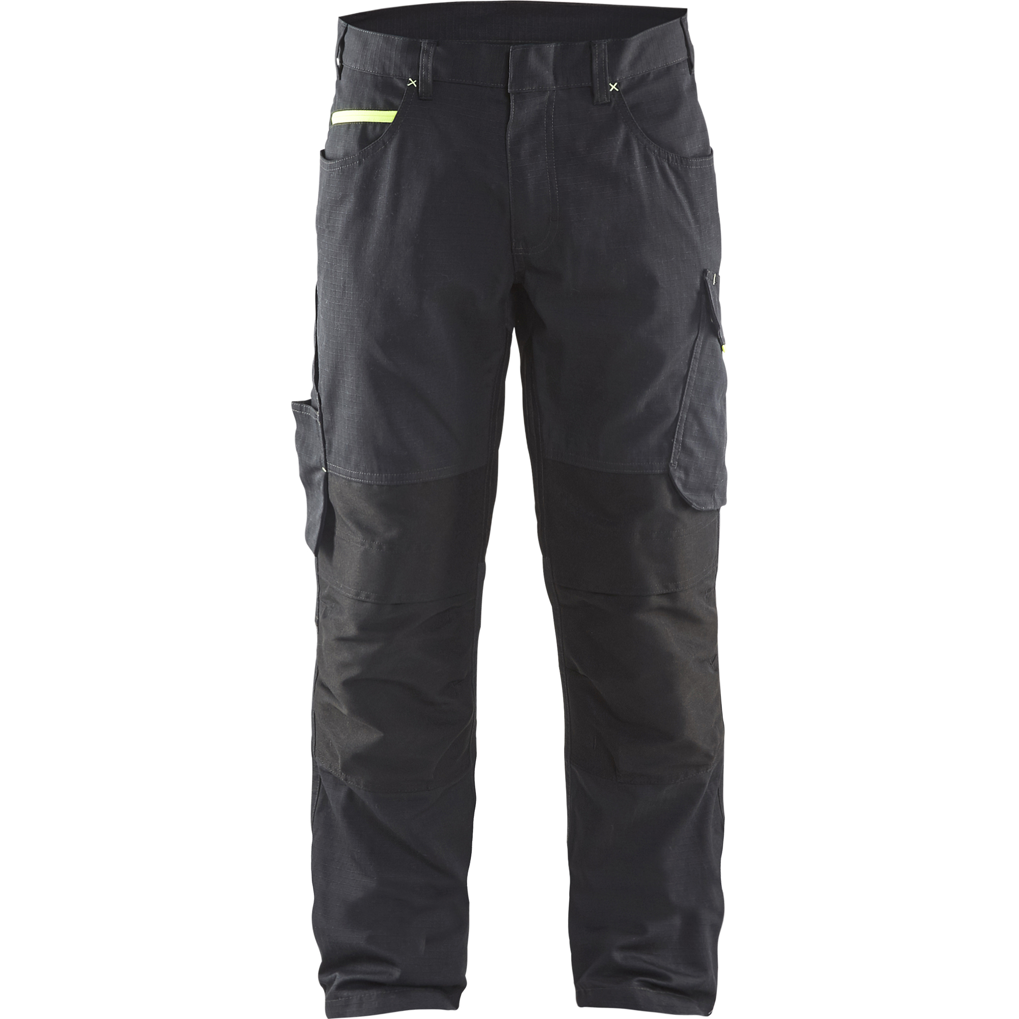 Blaklader Stretch Work Trousers, Black/Yellow