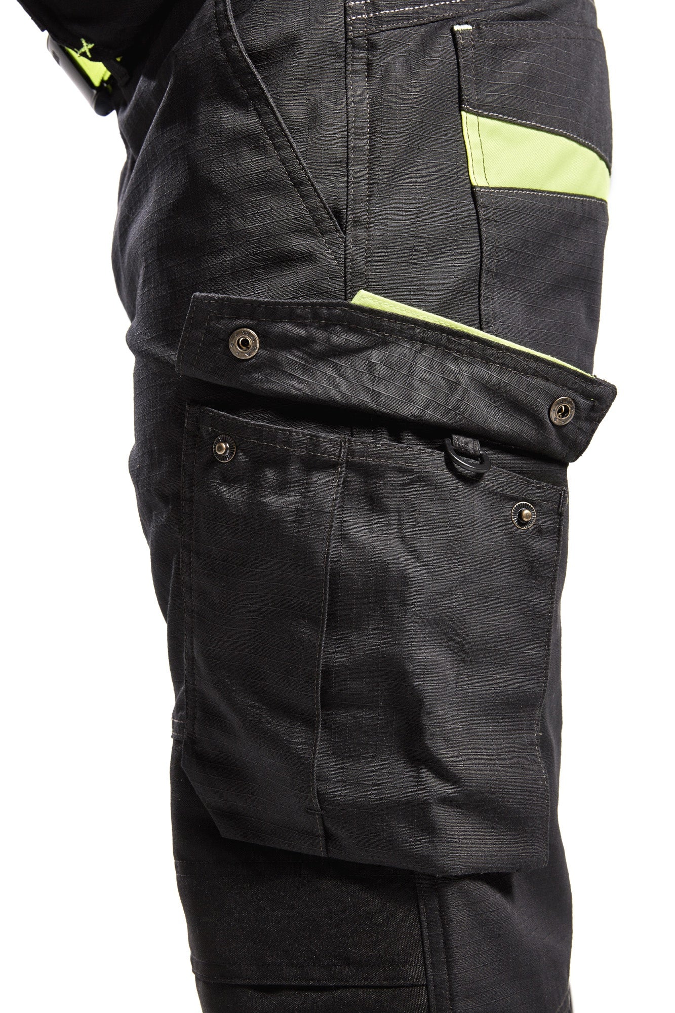 Blaklader Stretch Work Trousers, Black/Yellow (8)