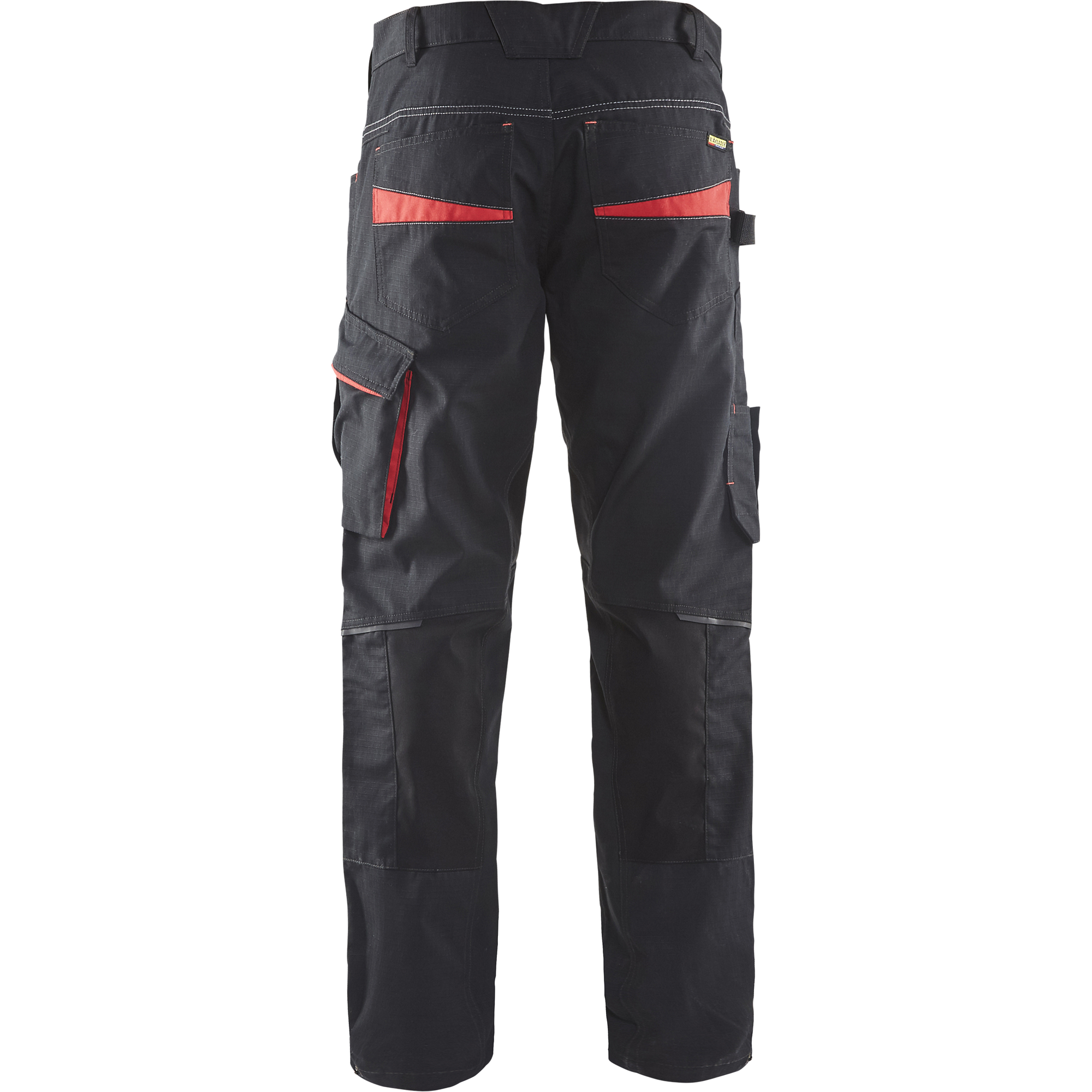 Blaklader Stretch Work Trousers, Black/Red (4)